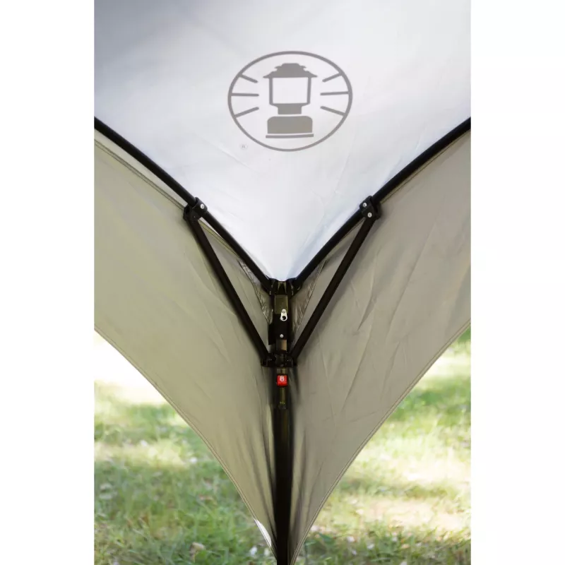 FastPitch Event Shelter XL, pabellón plata/azul oscuro, 4,5 x 4,5 metros