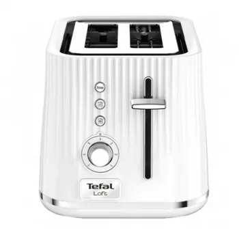 Tefal Loft TT7611 7 2 rebanadas Cromo, Blanco
