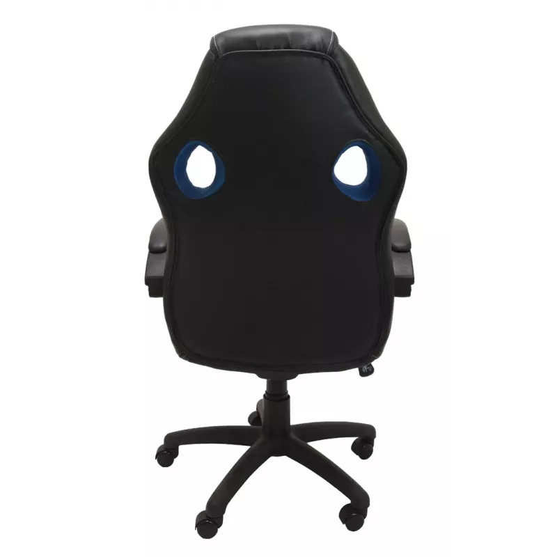Topeshop FOTEL ENZO NIEB-CZAR silla de oficina/ordenador asiento acolchado respaldo acolchado