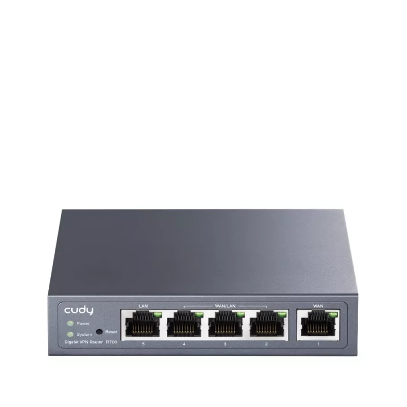 Router VPN Multi-WAN Gigabit Cudy Router cableado Fast Ethernet, Gigabit Ethernet Gris