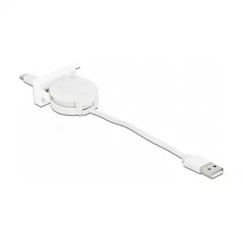 Cable enrollable DeLOCK Easy 45 USB 2.0 Type-A a Type-C 0,62 m