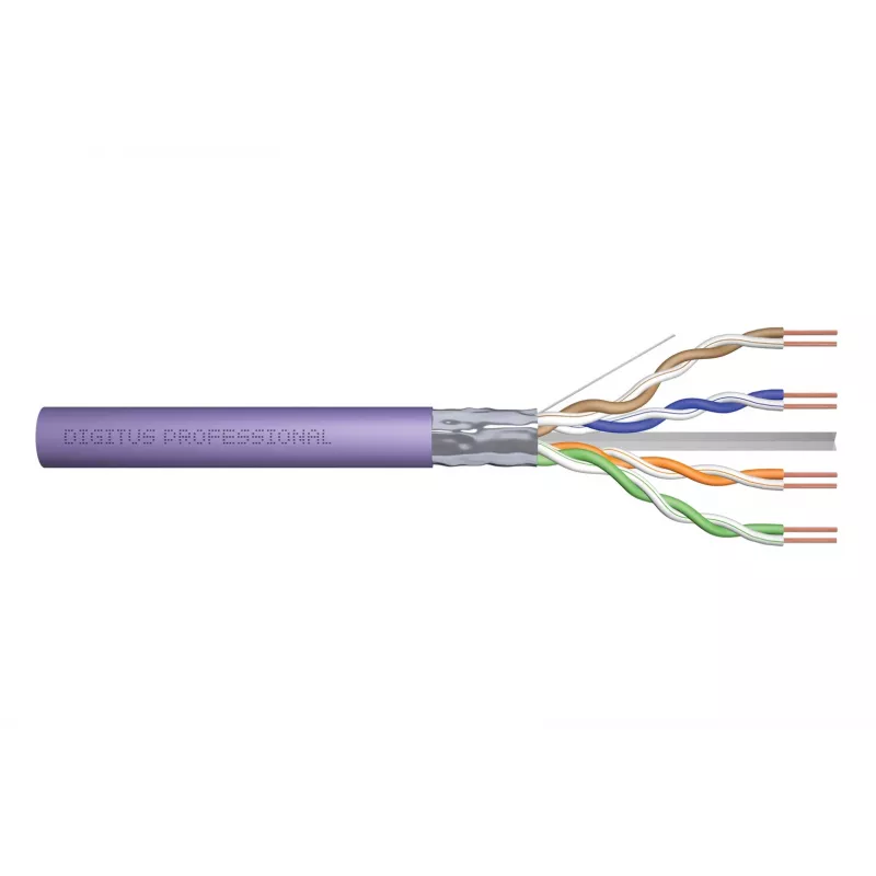 Cable de red DIGITUS DK-1624-VH-5 F/UTP Cat.6 500 m violeta