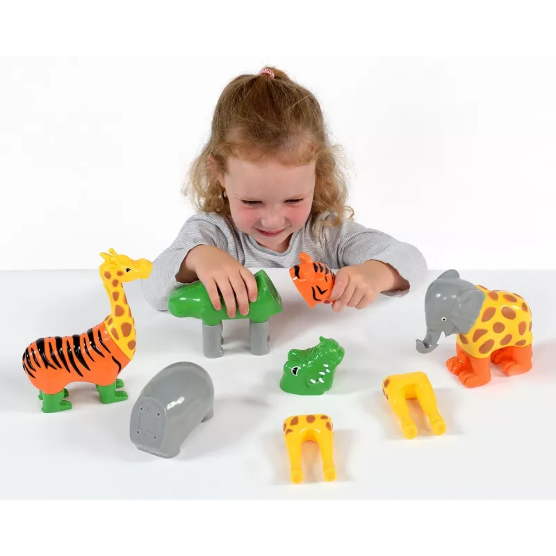Popular Playthings Magnetic Mix or Match Animals multicolor