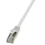 Logilink - cable de parcheo - RJ-45 (M) - RJ-45 (M) - 7,5 m - par trenzado sin blindaje con apantallamiento de lámina (F/UTP) - CAT 5e - gris (CP1082S)