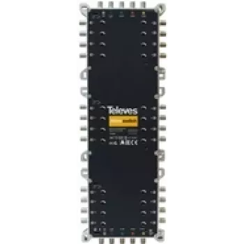 Multiswitch Televes MS524C — multiconmutador con 5 salidas y 24 entradas para distribución de satélite y terrestre