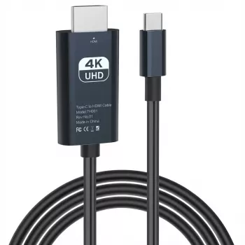 ROLINE adaptador de pantalla USB Type-C - HDMI ST/BU 4K@60Hz - adaptador - digital/datos (12.03.3229)