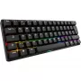 Teclado Sharkoon 100065630 60% con cable USB QWERTZ alemán negro