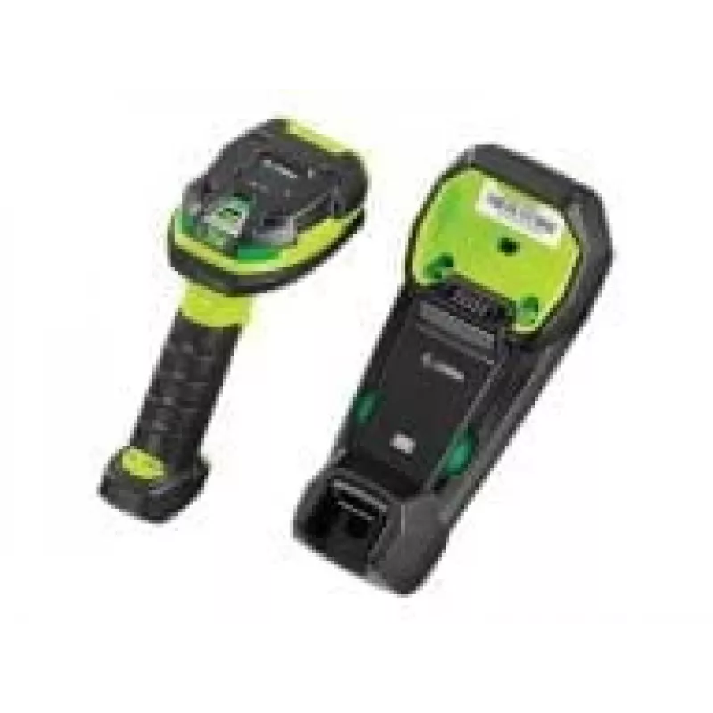 Lector de códigos de barras Zebra LI3678-SR de mano 1D negro, verde