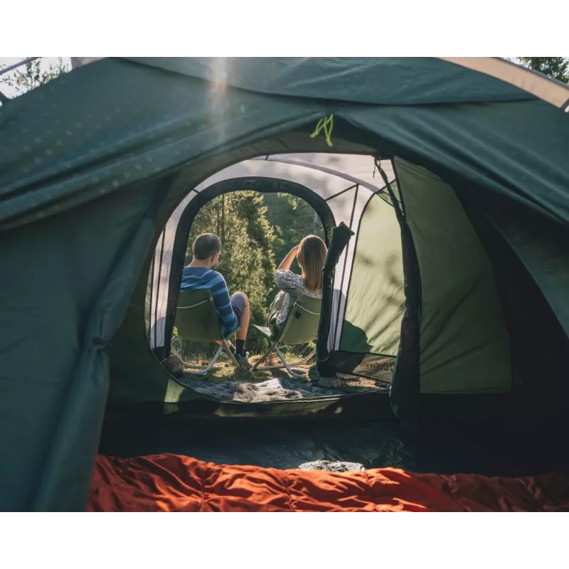 Tienda de campaña tipo cúpula Outwell Cloud 5 — 5 personas, tienda de camping verde autoportante