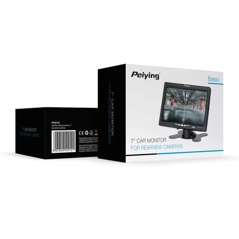 Monitor de coche para cámara de marcha atrás Peiying 7 PY0110