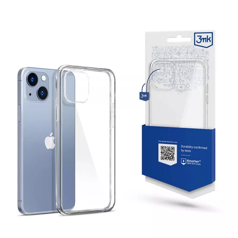 Funda para móvil 3MK Clear Case iPhone 15 diseño transparente