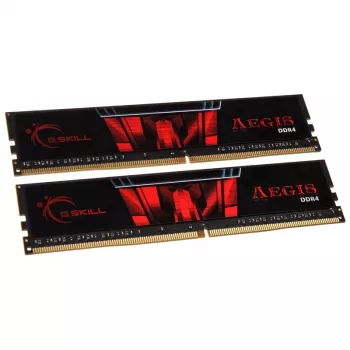 DIMM 16 GB DDR4-3000 (2x 8 GB) Dual-Kit, Memoria RAM negra, F4-3000C16D-16GISB, Aegis, INTEL XMP