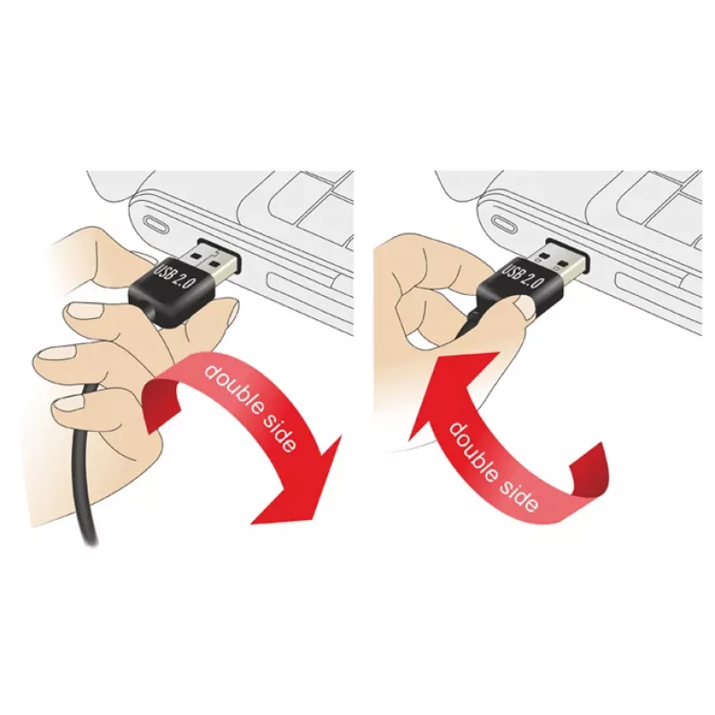 Cable USB DeLOCK 5 m USB 2.0 A - Mini-USB m/m