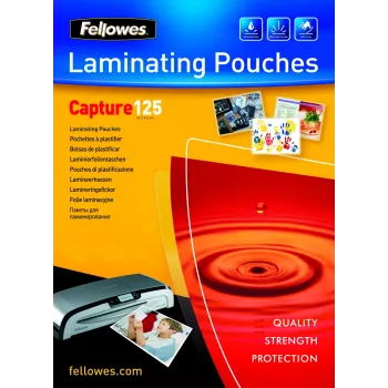 Fellowes A6 Glossy fundas de laminar de 125 micras – pack de 100