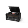Tocadiscos muse MT-115 W — negro/dorado, 33-45-78 rpm, brazo de lectura en J, control de volumen giratorio, 240V AC