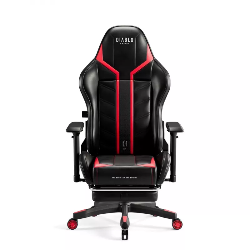 Silla gaming Diablo X-Ray 2.0 Normal Size negra, Red