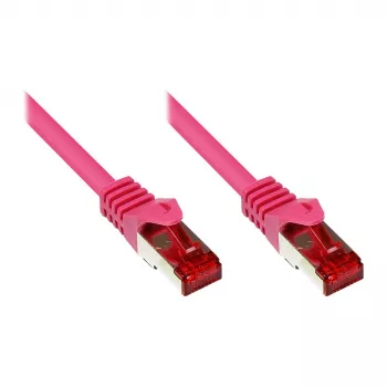 Good Connections cable de red Cat.6 S/FTP magenta 0,25 m