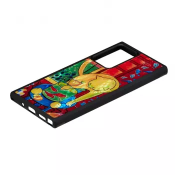 Funda para móvil iKins para Samsung Galaxy Note 20 Ultra — diseño gato pez rojo
