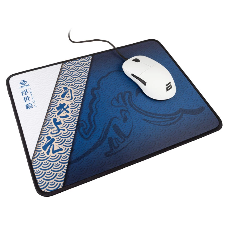 Alfombrilla de ratón Traitors UKIYO-E Speed (TRDUKI35M) — superficie de baja fricción, alfombrilla gaming rectangular