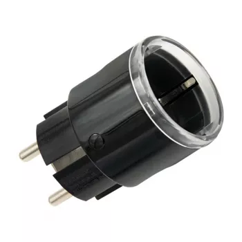 Enchufe inteligente Shelly Plug S MTR Gen3 (negro)