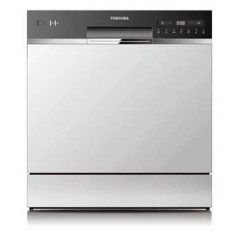 Lavavajillas Toshiba DW-08T2EE(W)-PL, 8 cubiertos, clase de eficiencia energética F, 49 dB, 55×59×50 mm