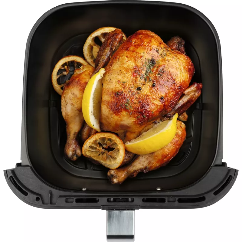 ProfiCook PC-FR 1269 H freidora de aire caliente, 8 l, 1800 W, 80-200 °C, acero inoxidable/negro