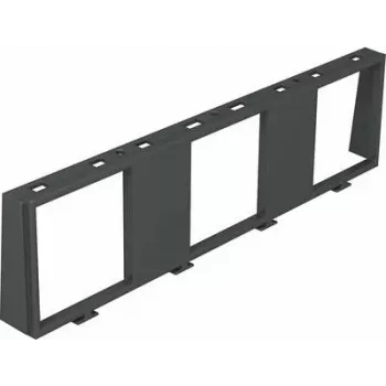 OBO Bettermann marco de montaje MT45V3 negro grafito (7408672)