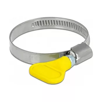 Abrazadera de mariposa DeLOCK 400 SS 32 - 50 mm 5 uds. amarillo