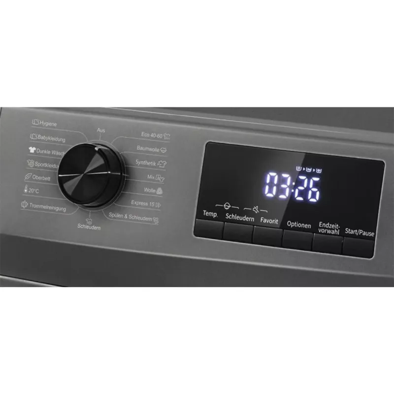 Lavadora de carga frontal BOMANN WA 7175 — 7 kg, 1400 rpm, titanio