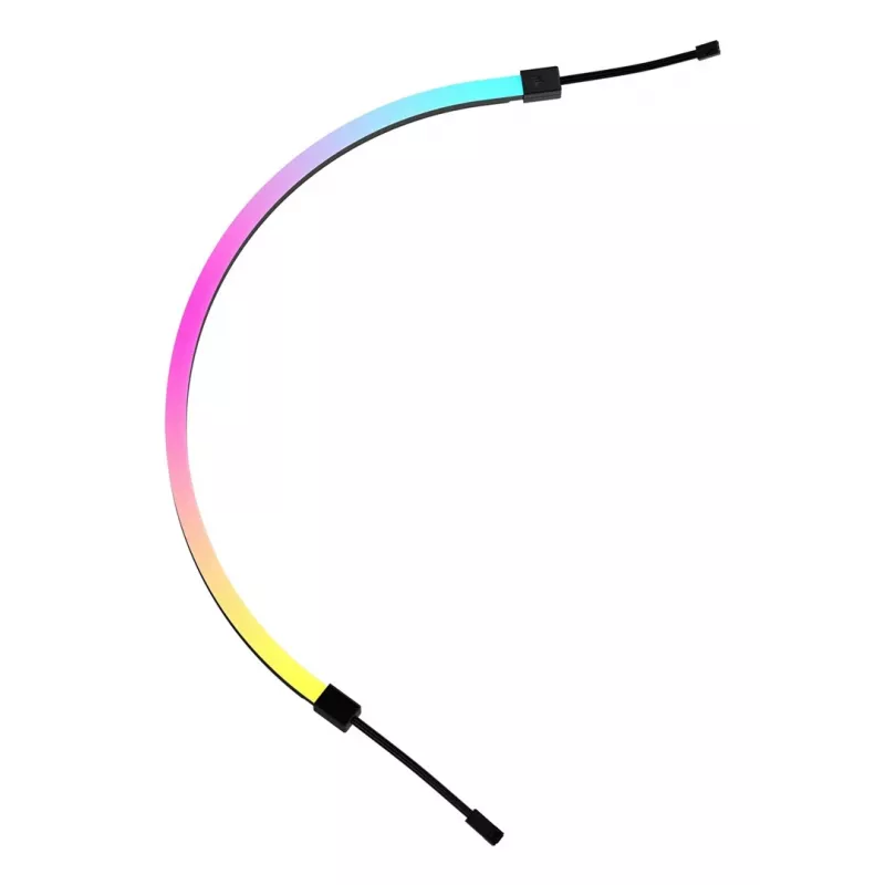Tira LED CORSAIR LS430 Aurora — multicolor, 430×10×10 mm, pack de 2