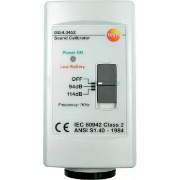 Testo 0554 0452 sonómetro digital 0 - 114 dB (0554 0452)