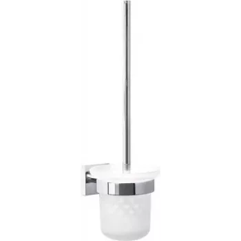 Set de cepillo de inodoro Tesa Ekkro 40233-00000-00, acabado cromado