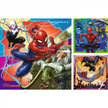 Puzle 3x49 piezas Spiderman