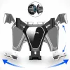Soporte para coche Crong CRG-CH4-BLK para smartphones — diseño compacto ajustable