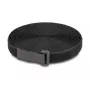 Cinta de velcro DeLOCK 3 m x 20 mm negra nailon