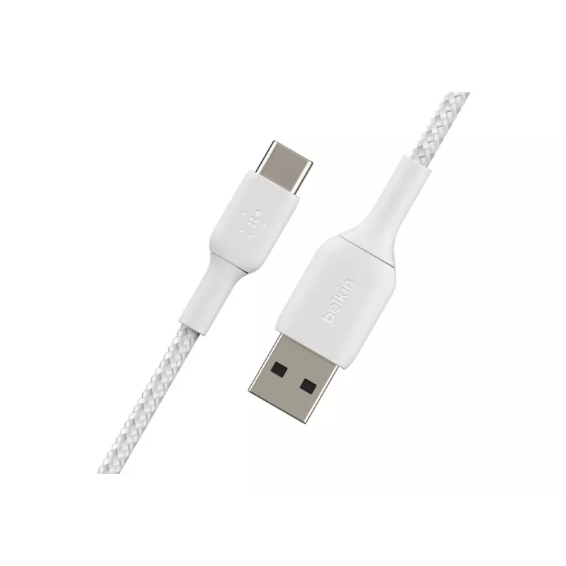 Cable USB Belkin CAB002BT1MWH 1 m USB-A a USB-C blanco