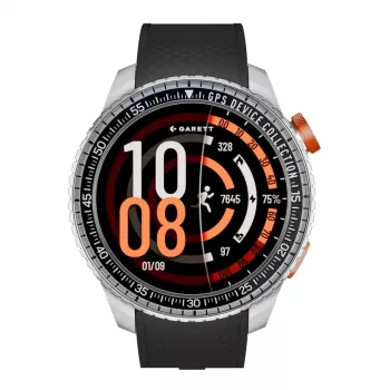 Smartwatch Garett Compass GPS plata — Smartwatch Garett Compass GPS, plata