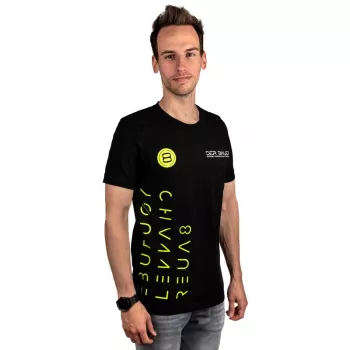 Camiseta der8auer YT-Design, talla M, mezcla de algodón ropa de ocio