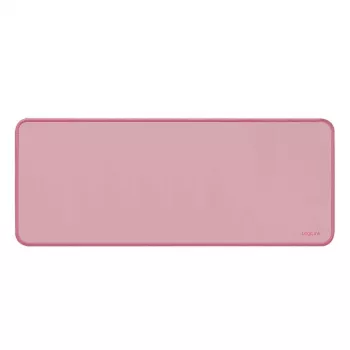 Alfombrilla XXL para ratón y teclado, rosa
