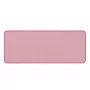 Alfombrilla XXL para ratón y teclado, rosa