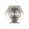 Interruptor pulsador DeLOCK 22040 2P níquel acero inoxidable 250V 5A
