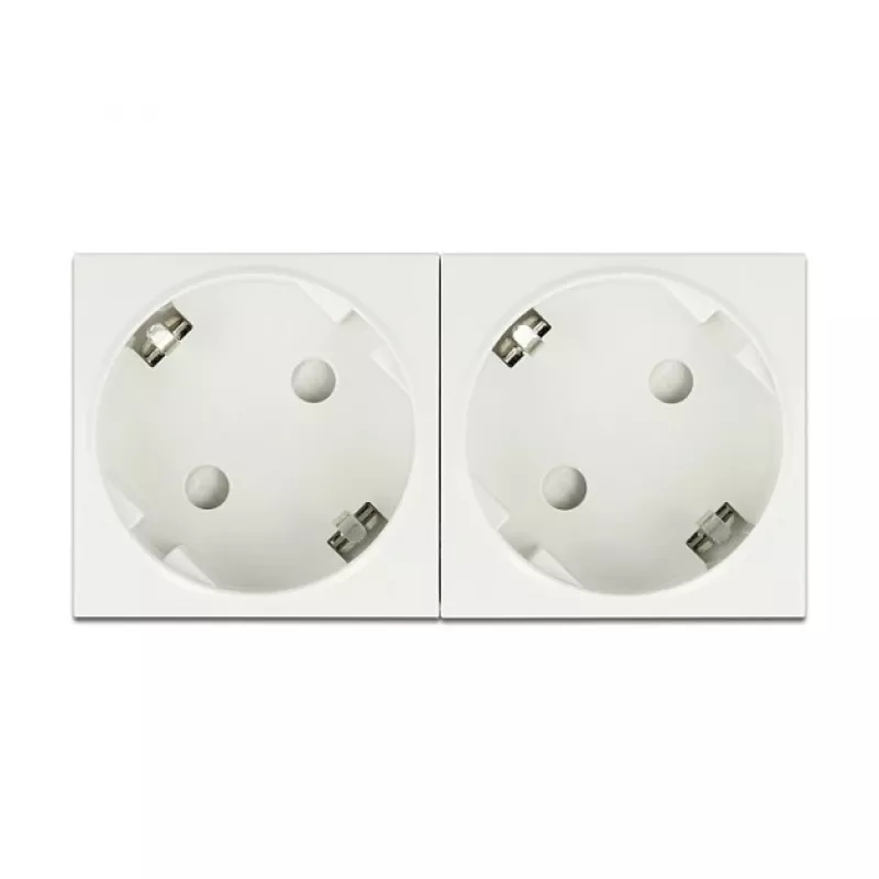 Delock Easy 45 81426 Toma Schuko, disposición a 45°, ampliable 2 veces, 45 x 45 mm