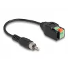 DeLOCK cable adaptador de conector RCA a regleta con botón de presión 15 cm