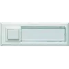 Pulsador de timbre Grothe 51015 — de superficie blanco, para sistemas de 12 V, máx. 1,5 A