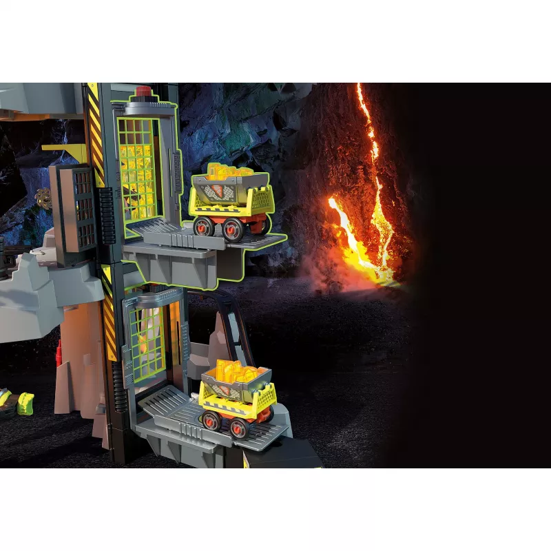 Playmobil - #70925 Dino Rise Dino Mine Set de construcción de 386 piezas - Multicolor