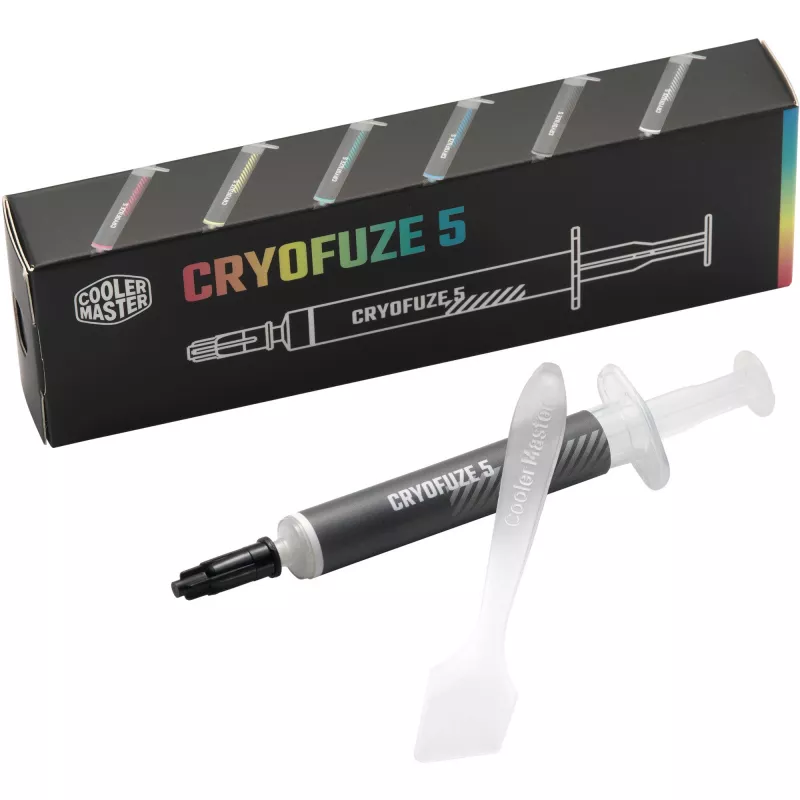 Pasta térmica Cooler Master CRYOFUZE 5 WHITE 3g – Pasta térmica de alta conductividad para CPU/GPU