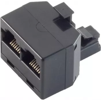 Conector de red ShiverPeaks BS71230-8 3xRJ-45 negro