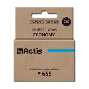 Tinta Actis KH-655CR (sustituto de HP 655 CZ110AE; estándar; 12 ml; cian)