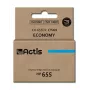 Tinta Actis KH-655CR (sustituto de HP 655 CZ110AE; estándar; 12 ml; cian)