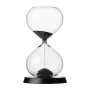 Reloj de arena Rituali Domestici Scorrendo U30793105B78 negro 13,5 x 23 cm reloj de arena